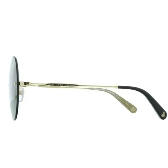 Marc Jacobs Round Shape 59MMAcetate Sunglasses With Gold Hearts For Wo…
